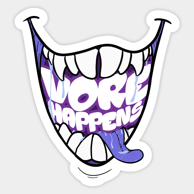 Vore Happens Sticker by TylerMannArt